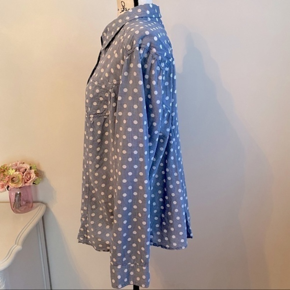 Torrid Polka Dots Button Down Shirts - image 6